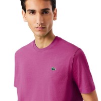 Lacoste Sport Regular Fit Mauve T-Shirt  Offre - Pas cher