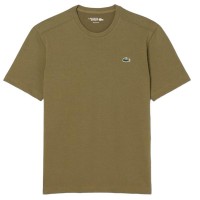 Lacoste Sport Regular Fit Khaki Green T-Shirt  Offer + Cheap
