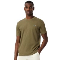 Lacoste Sport Regular Fit Khaki Green T-Shirt  Offer + Cheap