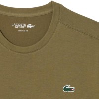 Lacoste Sport Regular Fit Khaki Green T-Shirt  Offer + Cheap