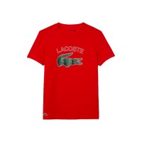 T-Shirt do Lacoste Sport Vermelho  Oferta + Barato
