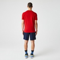 T-Shirt do Lacoste Sport Vermelho  Oferta + Barato