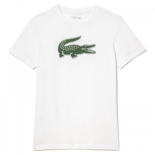 Lacoste Sport Breathable T-Shirt White Green Lacoste Sport Breathable T-Shirt White Green