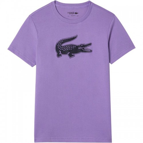 Lacoste Sport Breathable Purple Black T-Shirt Lacoste Sport Breathable Purple Black T-Shirt