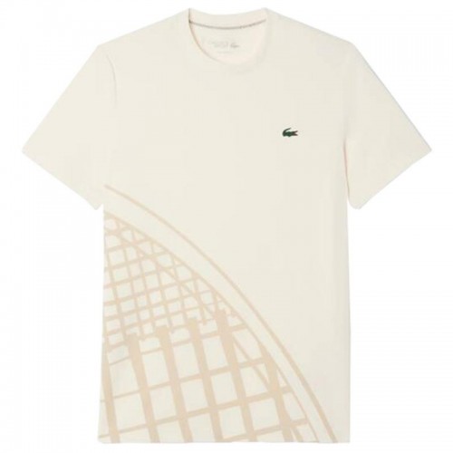 Lacoste Ultra Dry Off-White Tennis T-Shirt Lacoste Ultra Dry Off-White Tennis T-Shirt