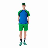 Camiseta Lacoste Ultra Dry Azul Marinho Verde  Oferta + Barato