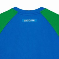 Camiseta Lacoste Ultra Dry Azul Marinho Verde  Oferta + Barato