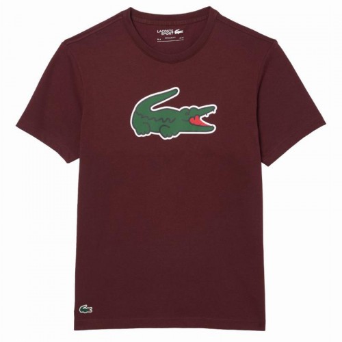 Lacoste Ultra Dry Burgundy T-shirt Lacoste Ultra Dry Burgundy T-shirt