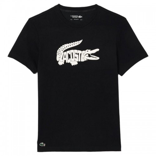 Lacoste Ultra Dry T-Shirt Black White Lacoste Ultra Dry T-Shirt Black White