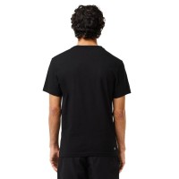 T-Shirt Lacoste Ultra Dry Preto Branco  Oferta + Barato