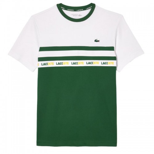 Lacoste Ultra Dry T-Shirt Green White Lacoste Ultra Dry T-Shirt Green White