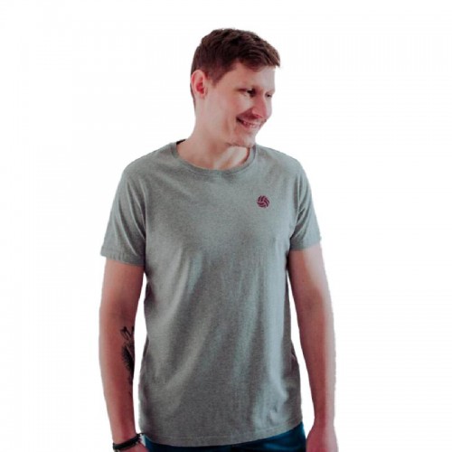 Loco Originale Grey Burgundy T-Shirt Loco Originale Grey Burgundy T-Shirt