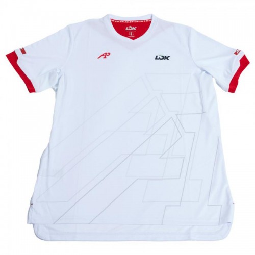 Lok A1 Padel Pikes White T-Shirt Lok A1 Padel Pikes White T-Shirt