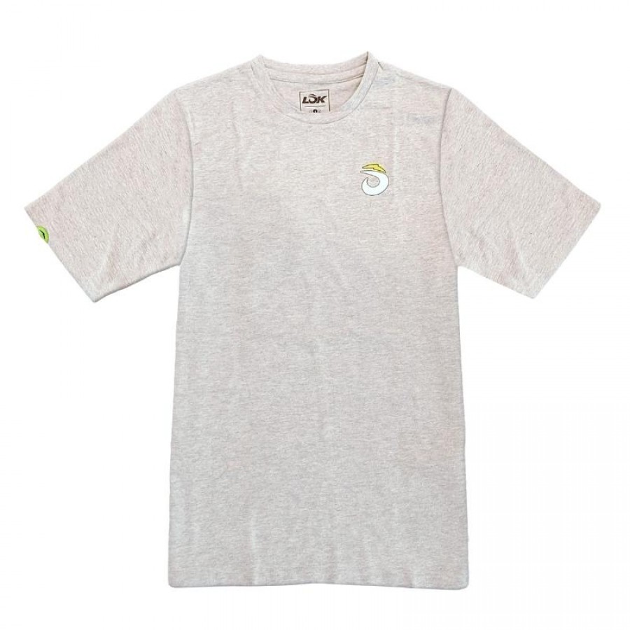 Camiseta Lok Laced Accent Gris  Oferta + Barato