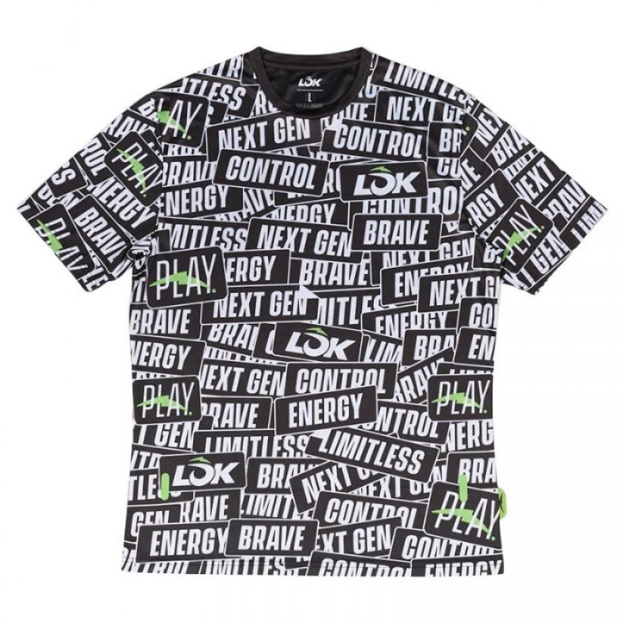 Camiseta Lok Sticker Storm Preta  Oferta + Barato