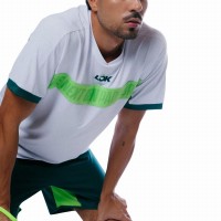 Camiseta Branca Verde Lok Tau