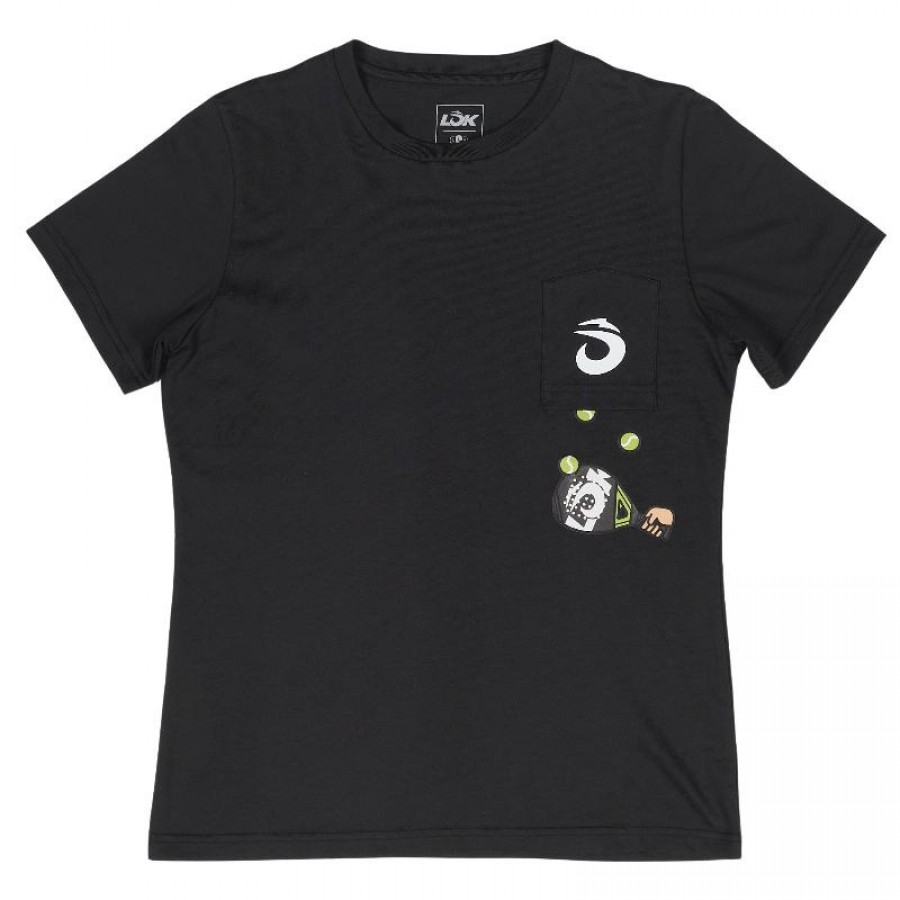 T-Shirt Femme Lok The Juggler Noir  Offre - Pas cher
