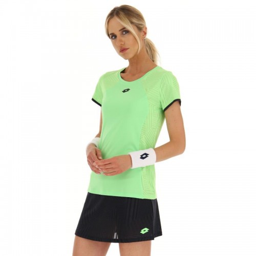Camiseta Lotto Superrapida V Mulher Macã Verde Camiseta Lotto Superrapida V Mulher Macã Verde