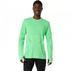 Camiseta Manga Larga Asics Road Seamless Top Verde