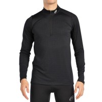 Camiseta de manga comprida Bullpadel Brise preta