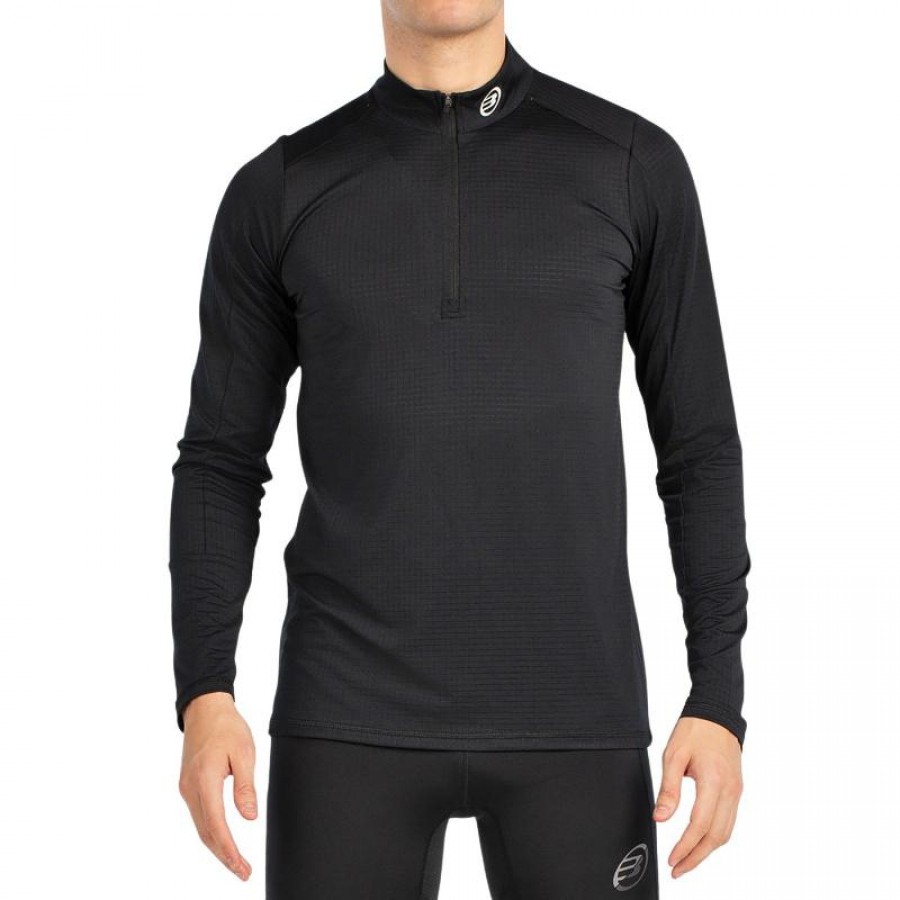 Camiseta de manga comprida Bullpadel Brise preta