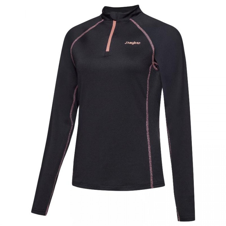Camiseta Manga Larga JHayber Alpina Negro Mujer