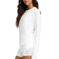 Wilson All Day Blanc T-shirt à manches longues pour femme  Offre - Pas cher