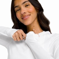 Wilson All Day Blanc T-shirt à manches longues pour femme  Offre - Pas cher