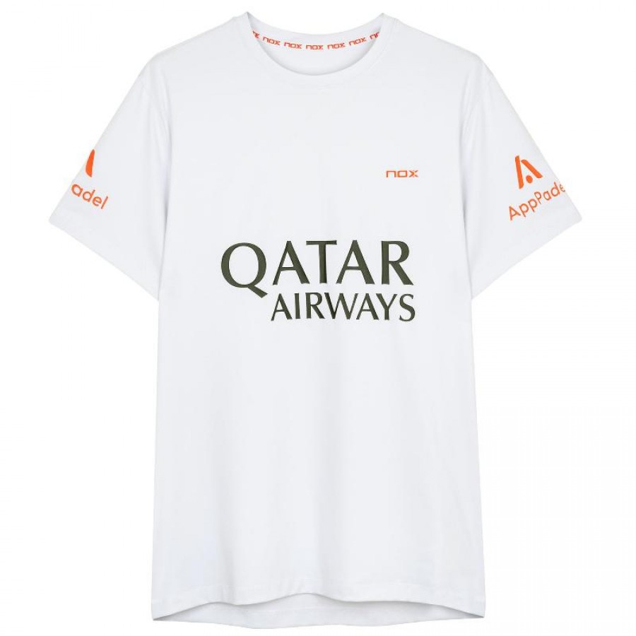 Nox Agustin Tapia patrocina camiseta branca AT10 2024  Oferta + Barato