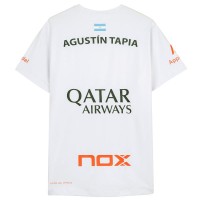 Nox Agustin Tapia patrocina camiseta branca AT10 2024  Oferta + Barato
