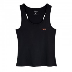 Camiseta Nox Team Negro Rojo Mujer