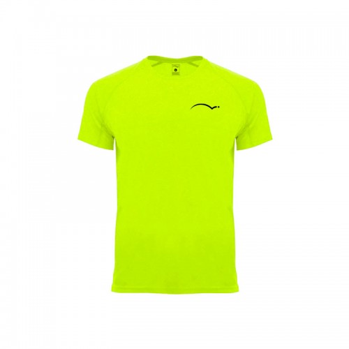 Camiseta Padelpoint Tournament Amarillo Fluor Camiseta Padelpoint Tournament Amarillo Fluor