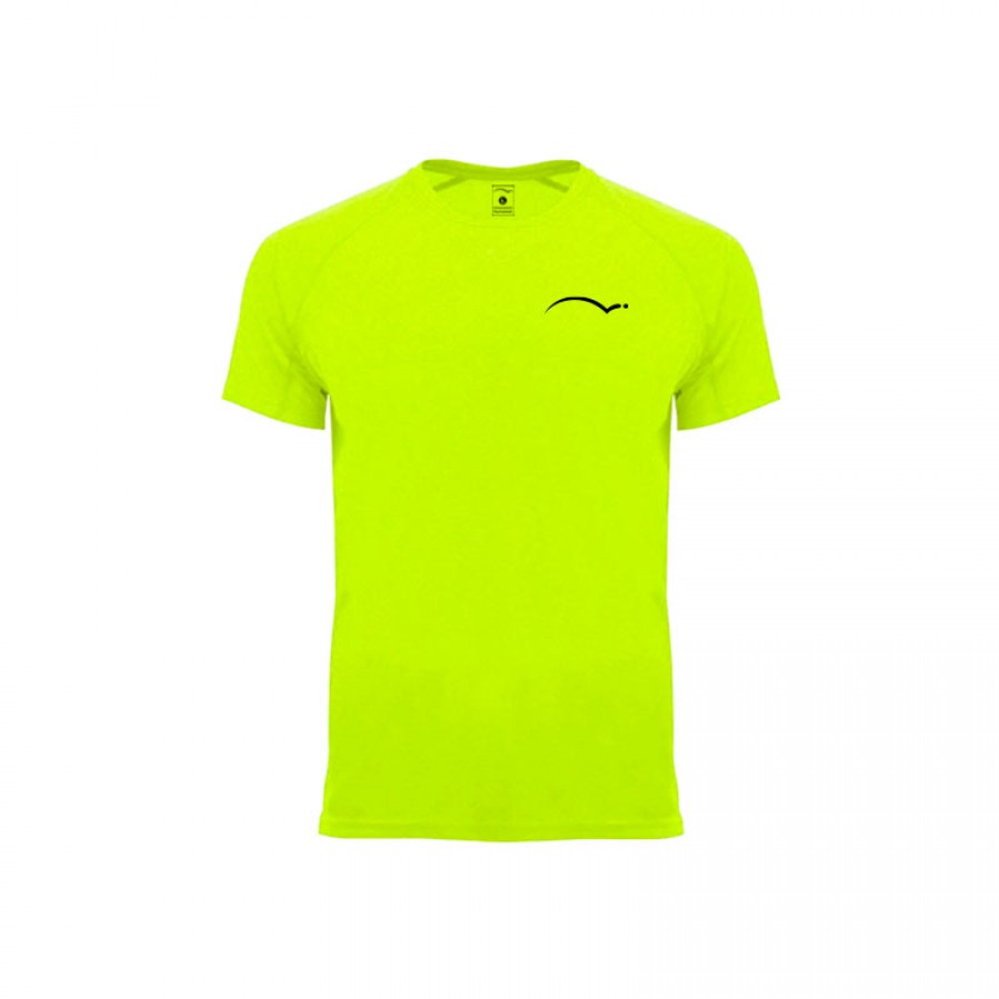 Tournoi de padelpoint Camiseta Amarillo Fluor  Offre - Pas cher