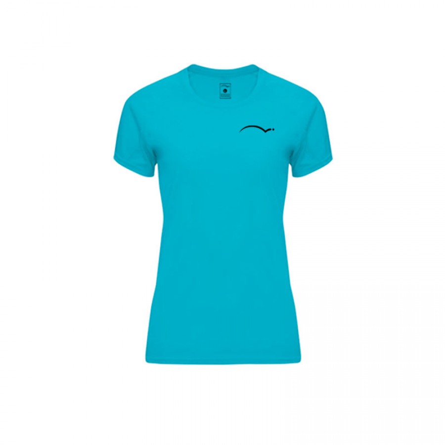 T-shirt de tournoi PadelPoint turquoise pour femme  Offre - Pas cher