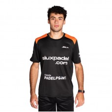 Camiseta Siux Leo Augsburger Fenix Oficial Negro Naranja