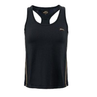 Camiseta Feminina Slazenger Ana Negra  Oferta + Barato