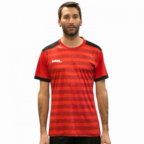 Camiseta Softee Leader Rojo Negro Camiseta Softee Leader Rojo Negro