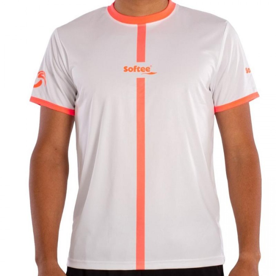 Softee Tipex White Coral Fluor Junior T-Shirt  Offer + Cheap