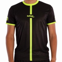 Camiseta Softee Tipex Negro Amarillo Fluor Junior  Oferta + Barato