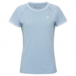Camiseta Tecnifibre Team Stretch Azul Glaciar Mujer