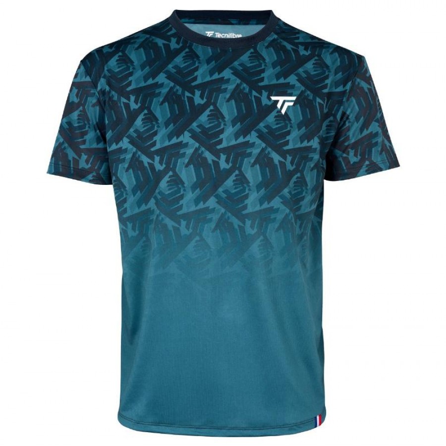 Camiseta Tecnifibre X-Loop Azul Teal  Oferta + Barato