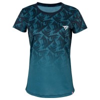 Camiseta Tecnifibre X-Loop Azul Teal Mujer  Oferta + Barato