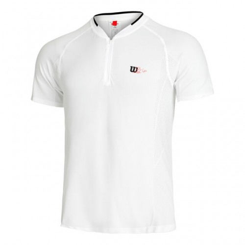 Wilson Bela Seamless Ziphnly 2.0 White T-Shirt Wilson Bela Seamless Ziphnly 2.0 White T-Shirt