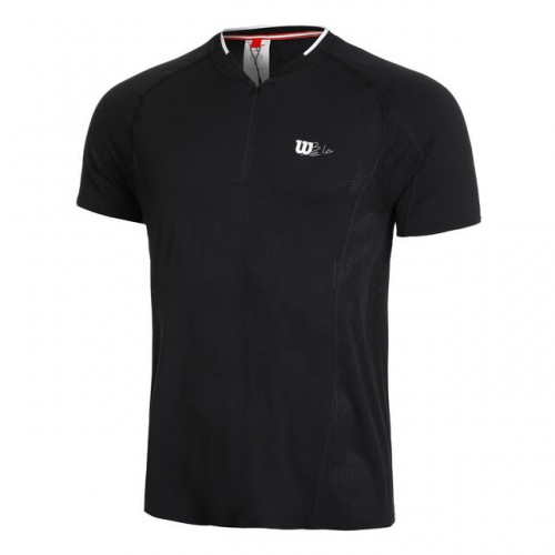 Wilson Bela Seamless Ziphnly 2.0 Black T-shirt Wilson Bela Seamless Ziphnly 2.0 Black T-shirt