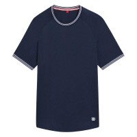 Camiseta Wilson Court Performance Crew Azul Marino  Offer + Cheap