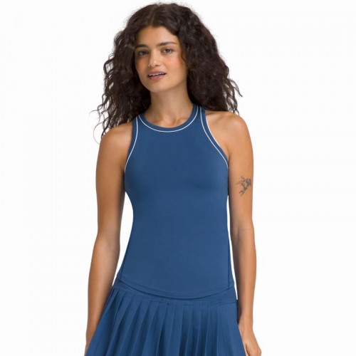 Camiseta Wilson Fieldhouse Lite Azul Court Mujer Camiseta Wilson Fieldhouse Lite Azul Court Mujer