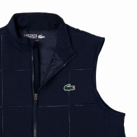 Chaleco Lacoste Regular Fit Azul Marino Mujer  Offre - Pas cher
