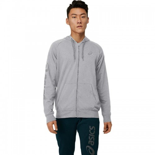 Asics Big FZ Light Grey Jacket Asics Big FZ Light Grey Jacket