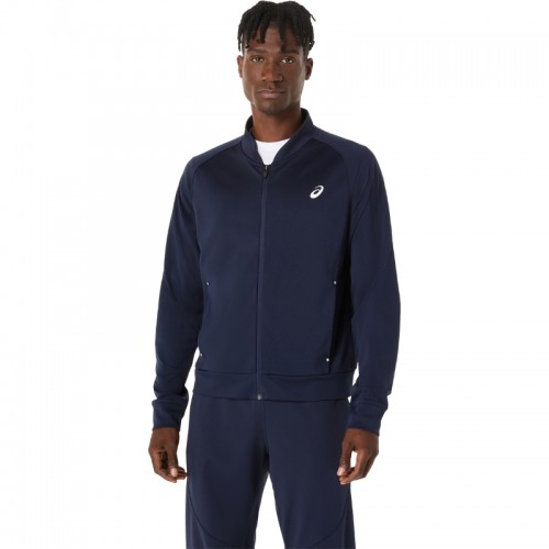 Chaqueta Asics Court Warm Up Azul Medianoche Chaqueta Asics Court Warm Up Azul Medianoche