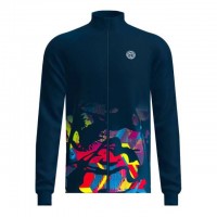 Chaqueta Bidi Badu Wild Arts Printed Azul Oscuro Rojo Mix  Offer + Cheap